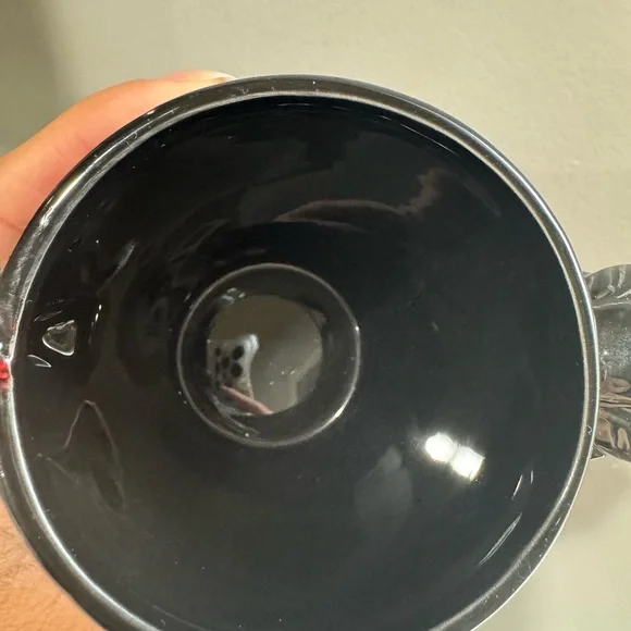 Cracker Barrel Chicken Mug Black Stoneware Farmhouse Cup - Picture 5 of 6